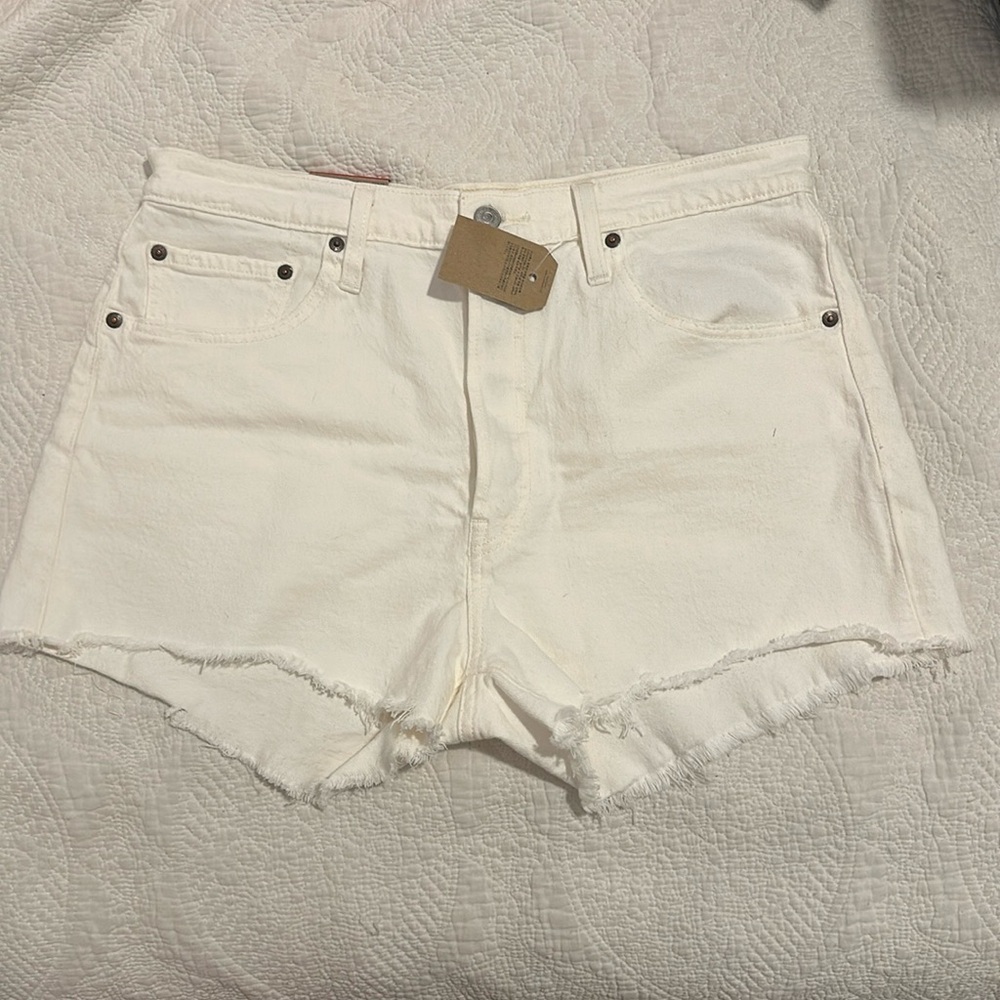 Levi’s 501 Shorts - White - 32
